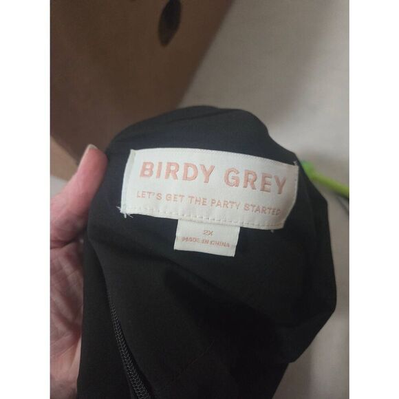 Birdy Grey Catherine Satin Leg Slit Ruched Side Bridesmaid Wedding Guest Maxi Dr - Picture 7 of 8